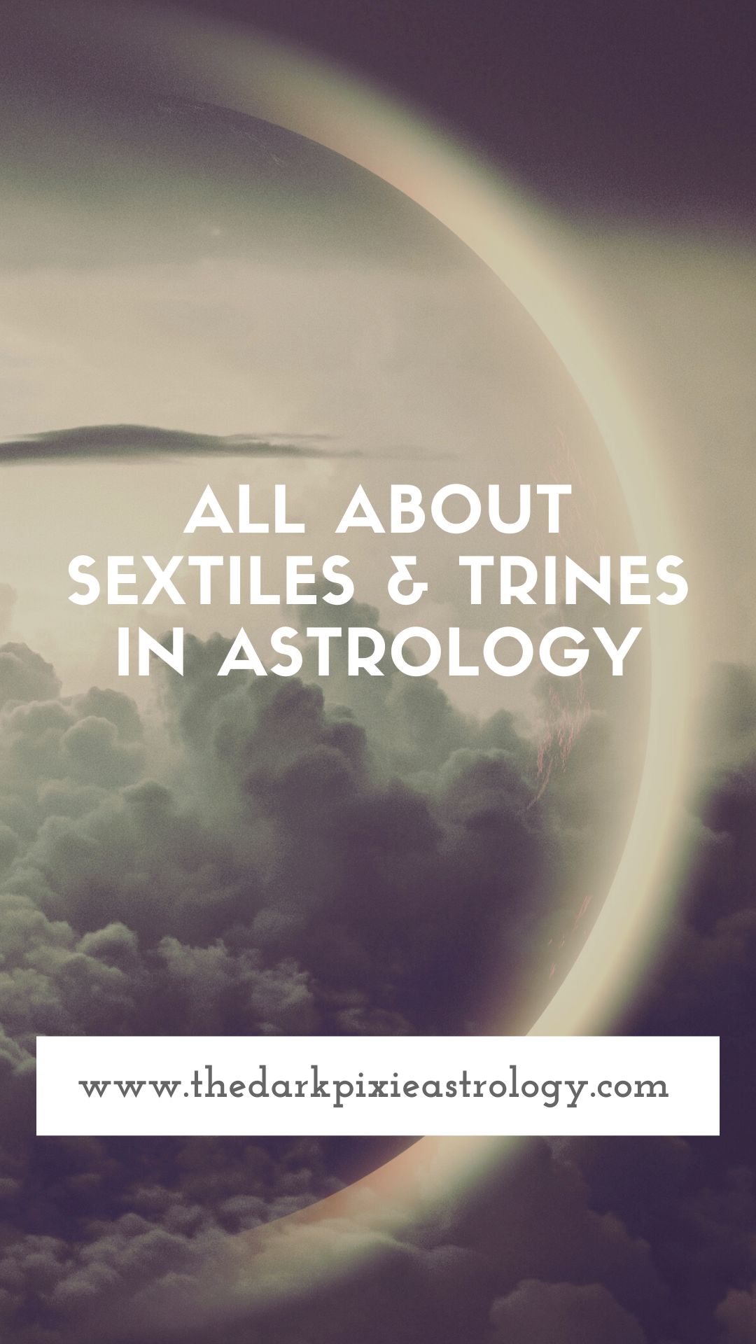 All About Sextiles & Trines in Astrology - The Dark Pixie Astrology